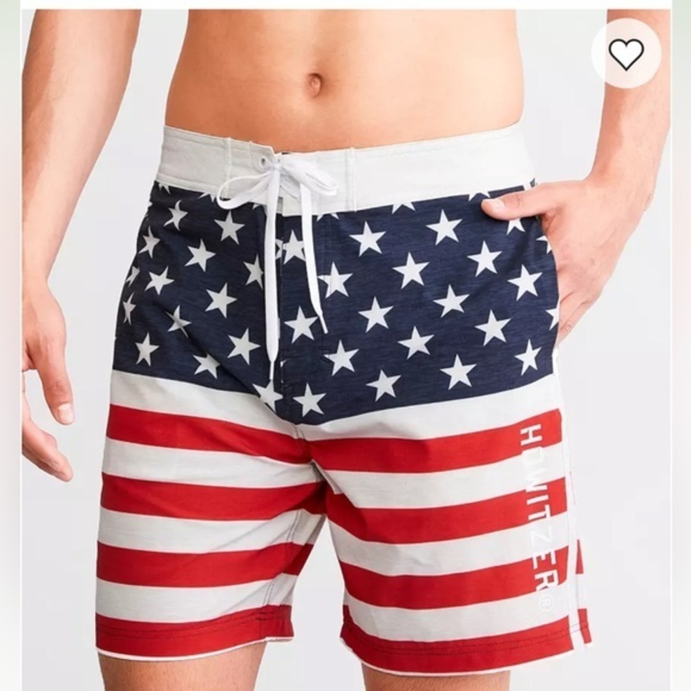 NWT Howitzer Freedom Stretch Boardshorts